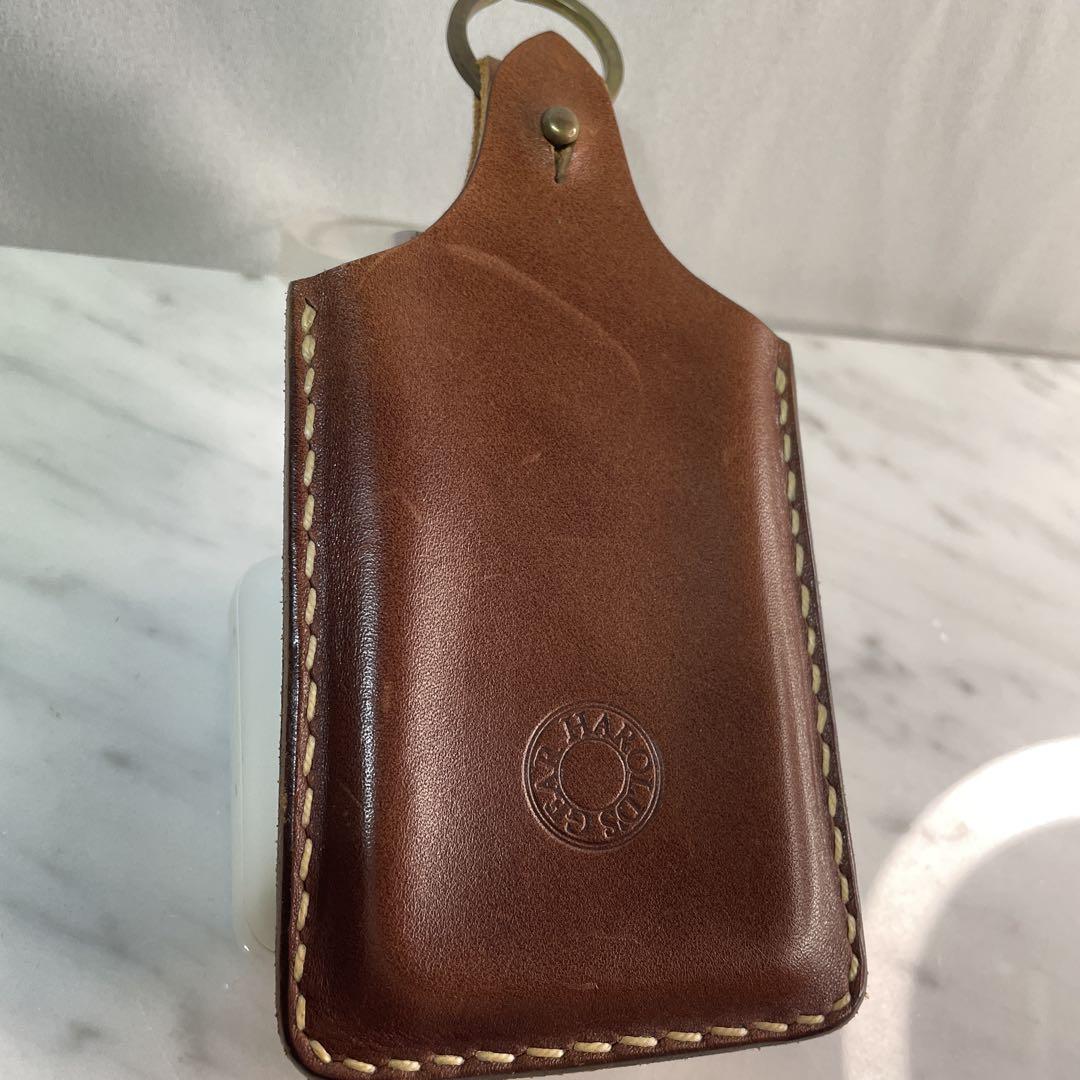 レザーZippoケース ダークブラウン HAROLD'S GEAR レザーZippoケース ダークブラウン HAROLD'S GEAR 財布・ケース