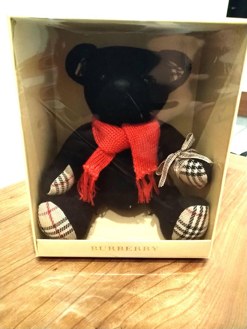 BURBERRY バーバリー くろクマ 赤マフラーのぬいぐるみ