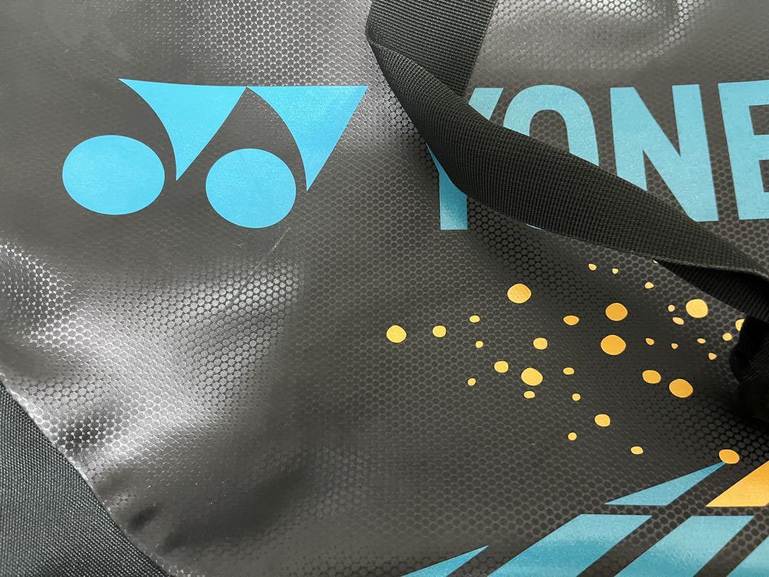 【希少　早い者勝ちです。】 YONEX バドミントンバッグ 黒/オレンジ