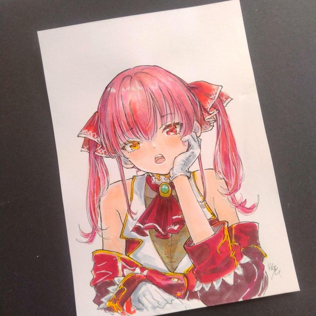 手描きイラスト ファンアート アナログ 原画（19）ホロライブ 宝