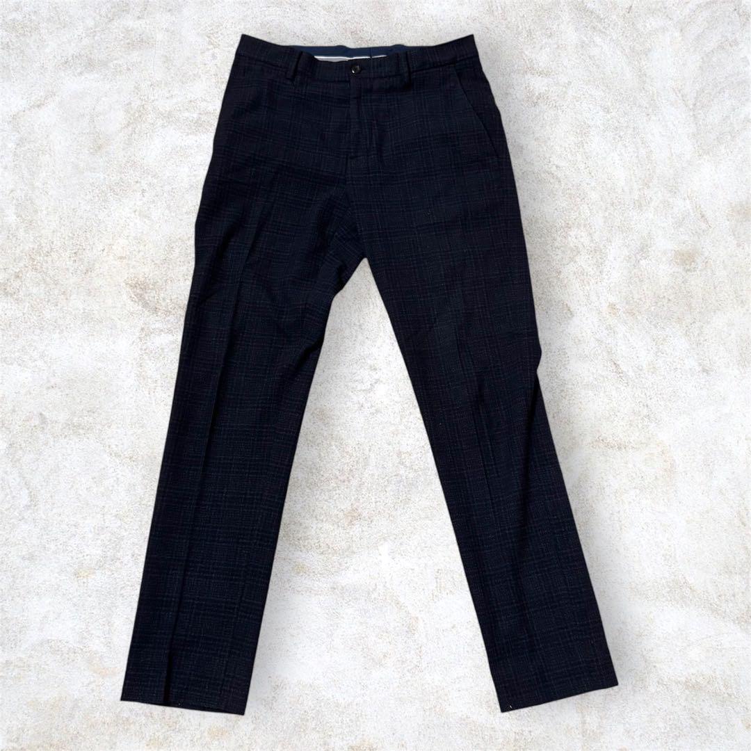ZARA ダークネイビー スーツ セットアップ 4WAY STRETCH通販