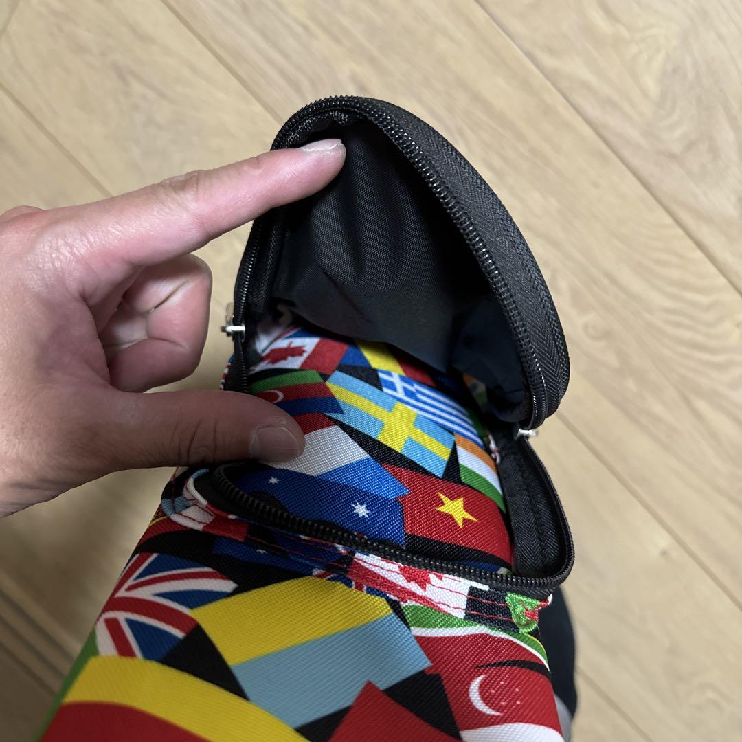新品 AZROF アズロフ セルフスタンド クラブケース フラッグブラック