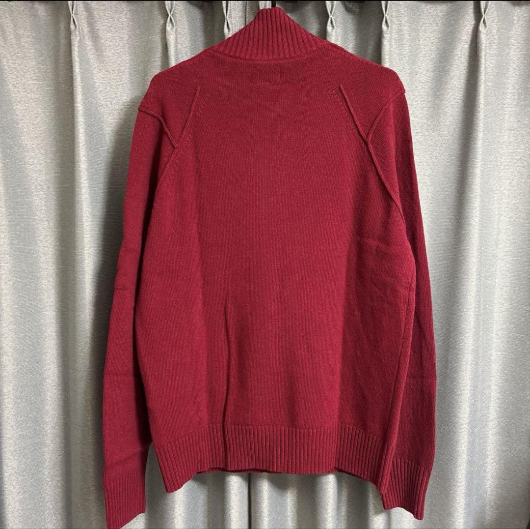 C.P COMPANY シーピーカンパニー ドライバーズニット レッド 50