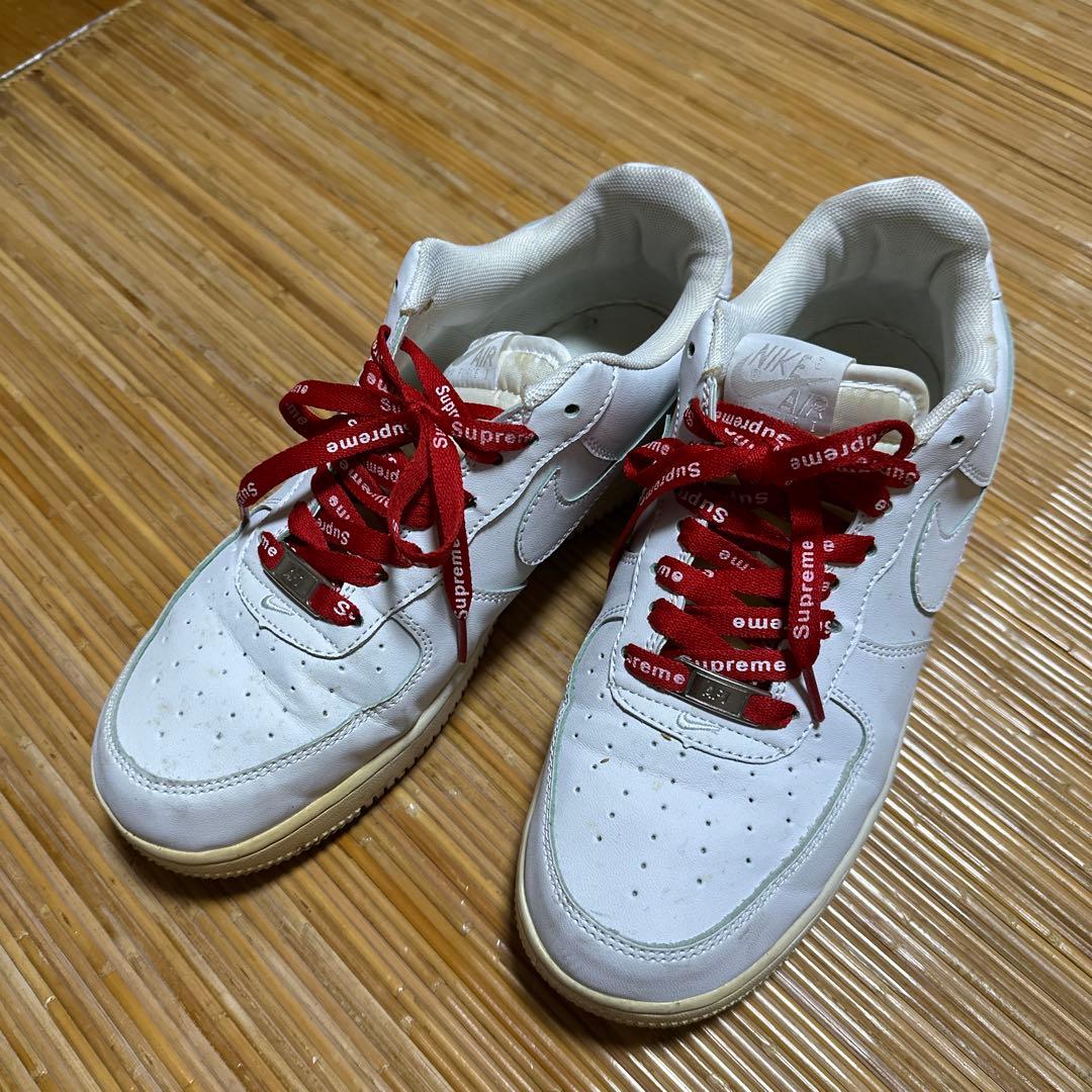 Nike Air Force 1 ホワイト/赤 Nike Air Force 1 ホワイト/赤
