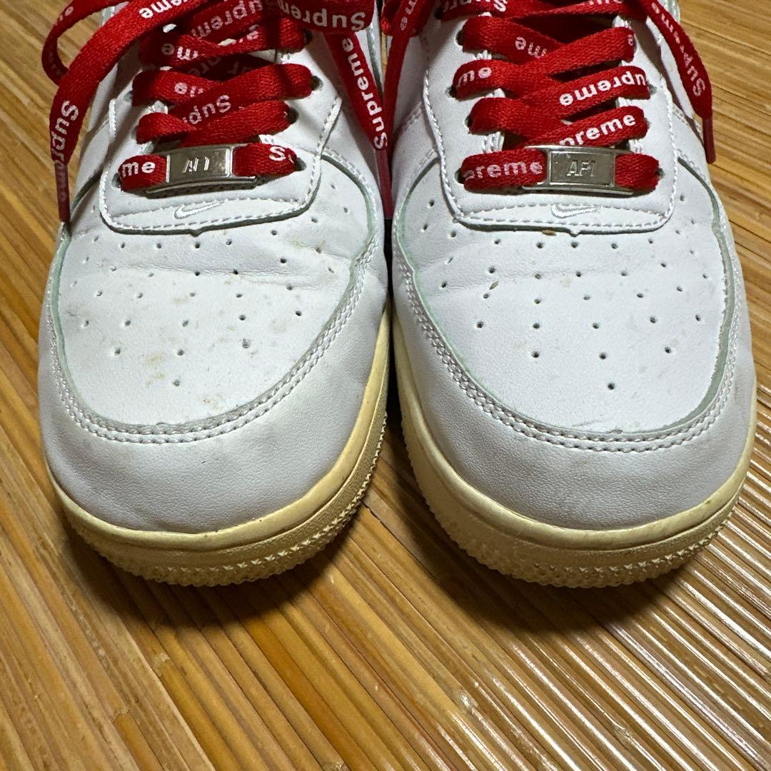 Nike Air Force 1 ホワイト/赤 Nike Air Force 1 ホワイト/赤