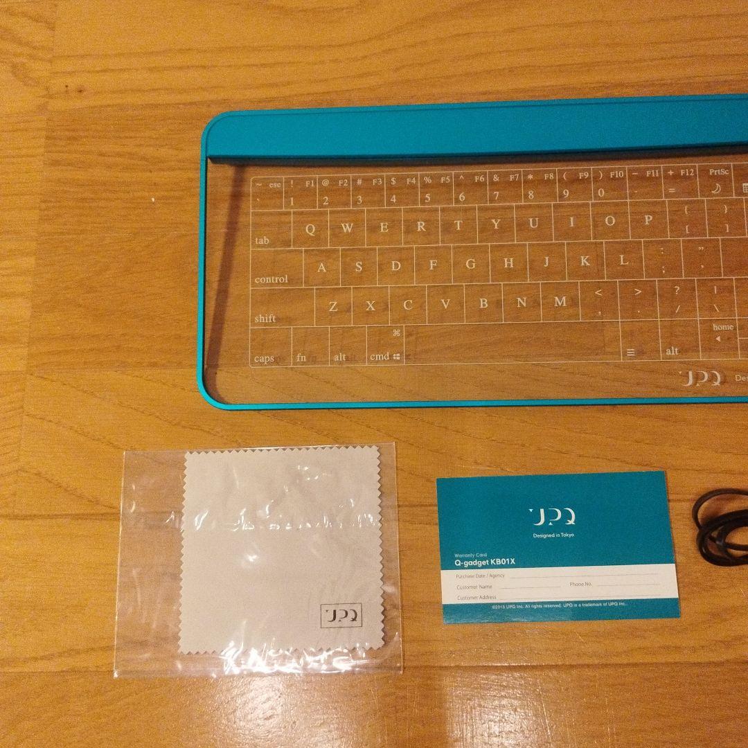 UPQ ガラス製キーボード兼タッチパッド Q-gadget KB01X