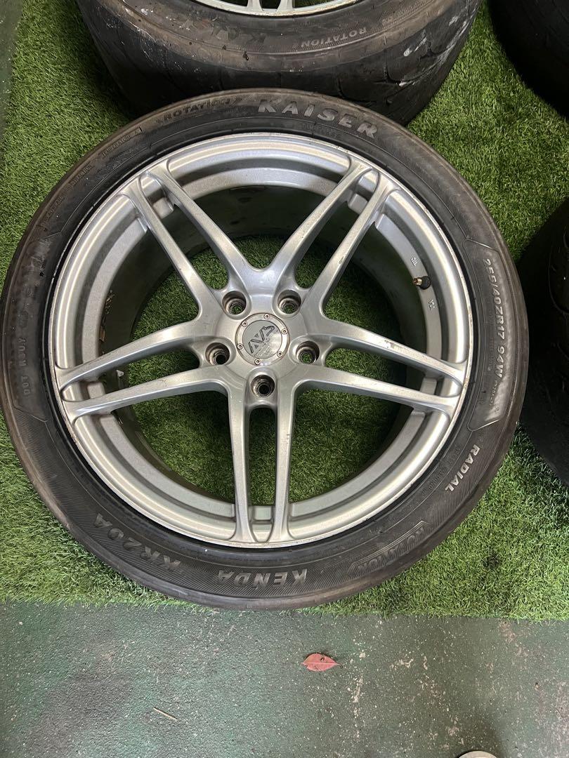 AVS 17インチ　MODEL5 9J+35 PCD114.3 4本セット