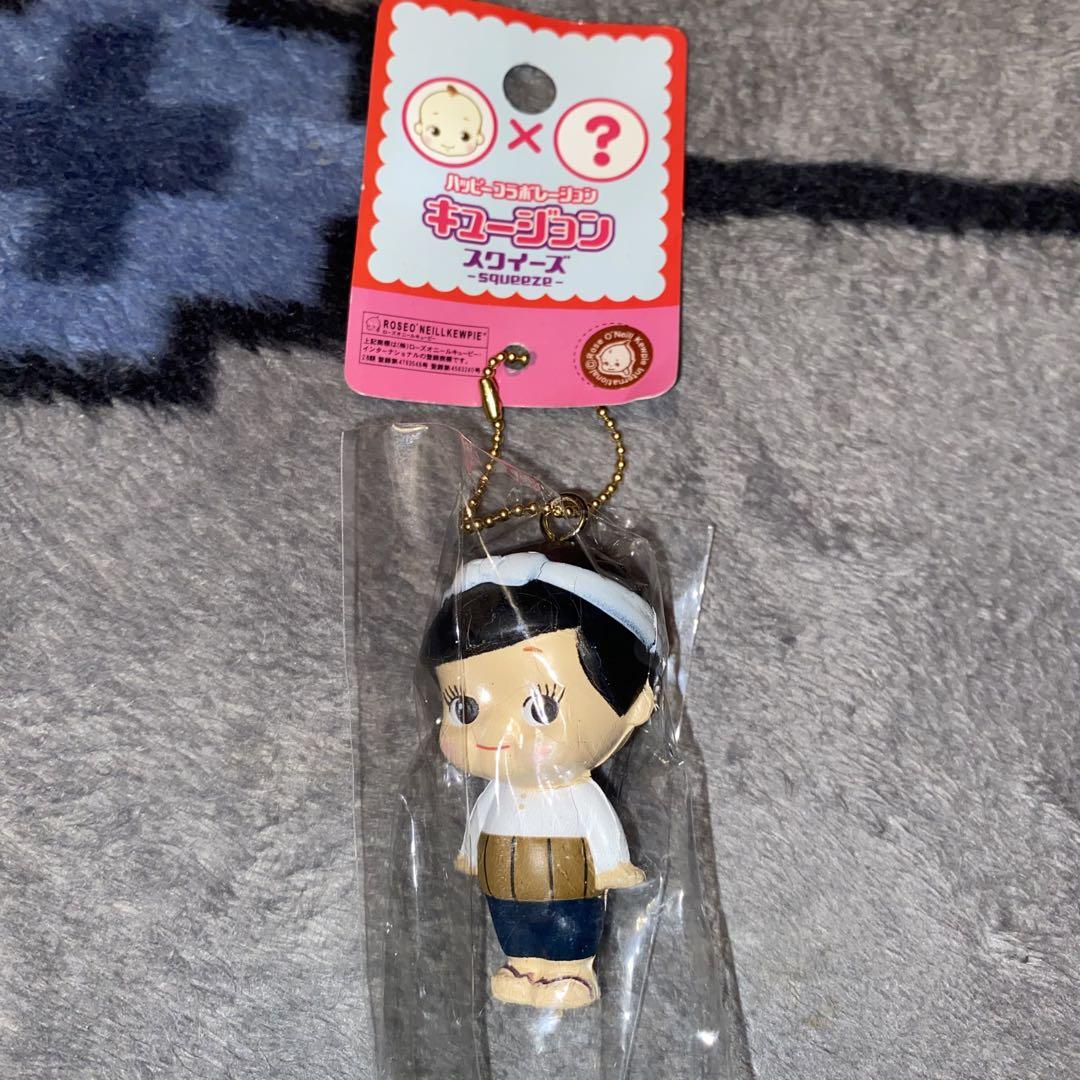 平成レトロ】キュージョン キューピー スクイーズ キーホルダー