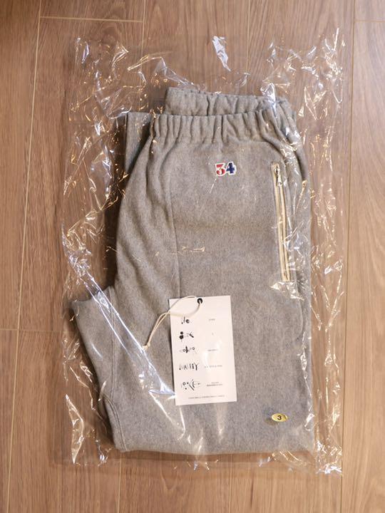 りしており SUNSEA サイズ3 ASH GRAY 8H9XY-m50963750863 21ss SWEAT PANTS いていたビ