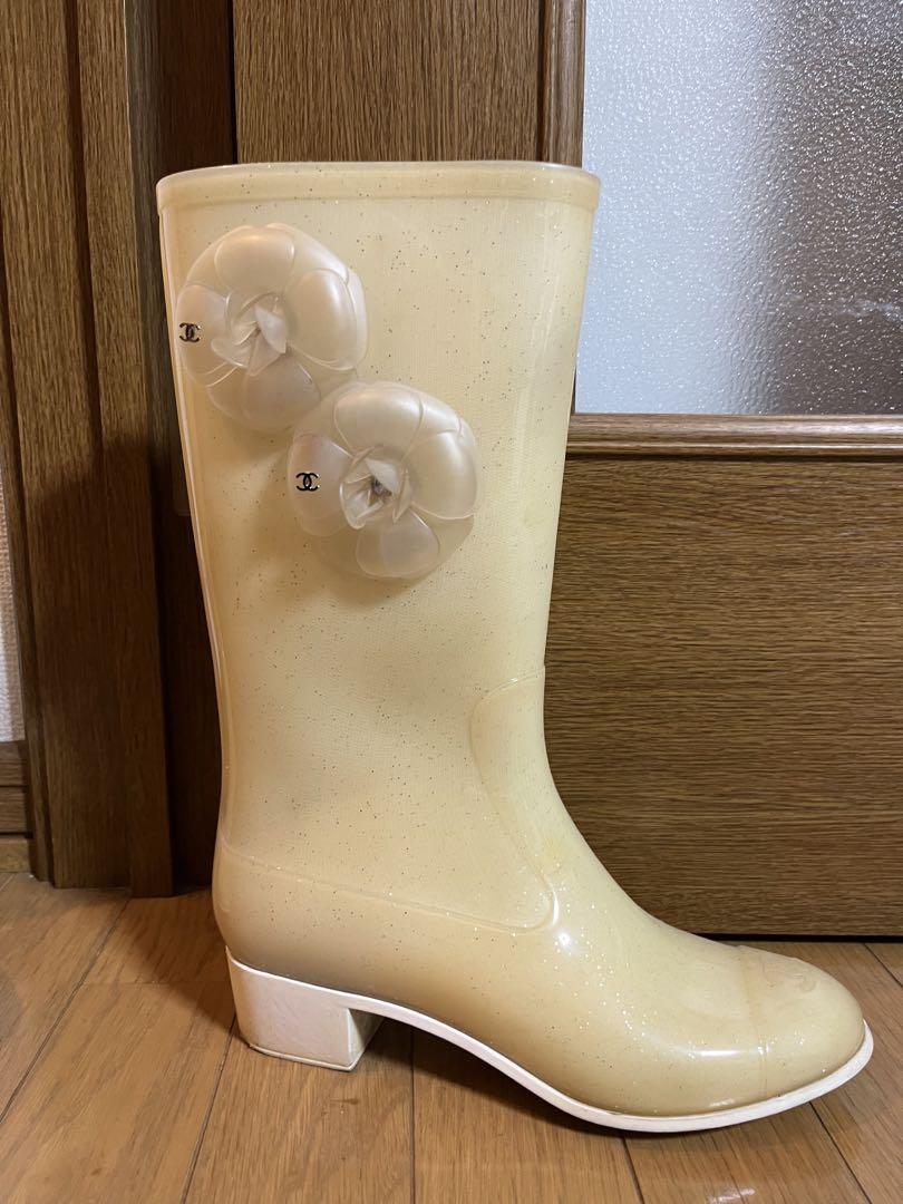 最終値下げ】シャネル　レインブーツ