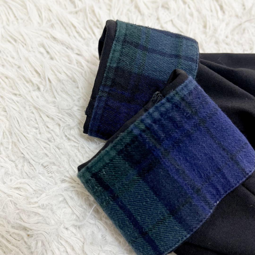 【極美品✨】FRED PERRY タック シャツ ワンピース ブラック 10 【極美品✨】FRED PERRY タック シャツ ワンピース ブラック 10