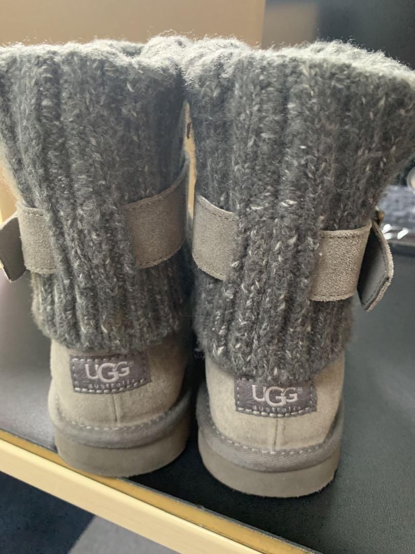 UGG２４㎝　ニット使いが可愛い