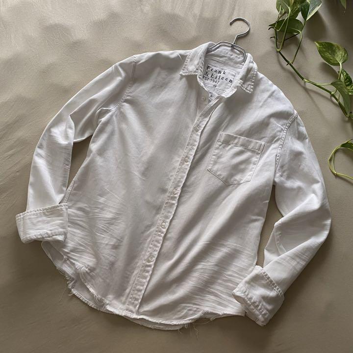美品 Frank&Eileen LUKE ダメージ加工シャツ ロンハーマン