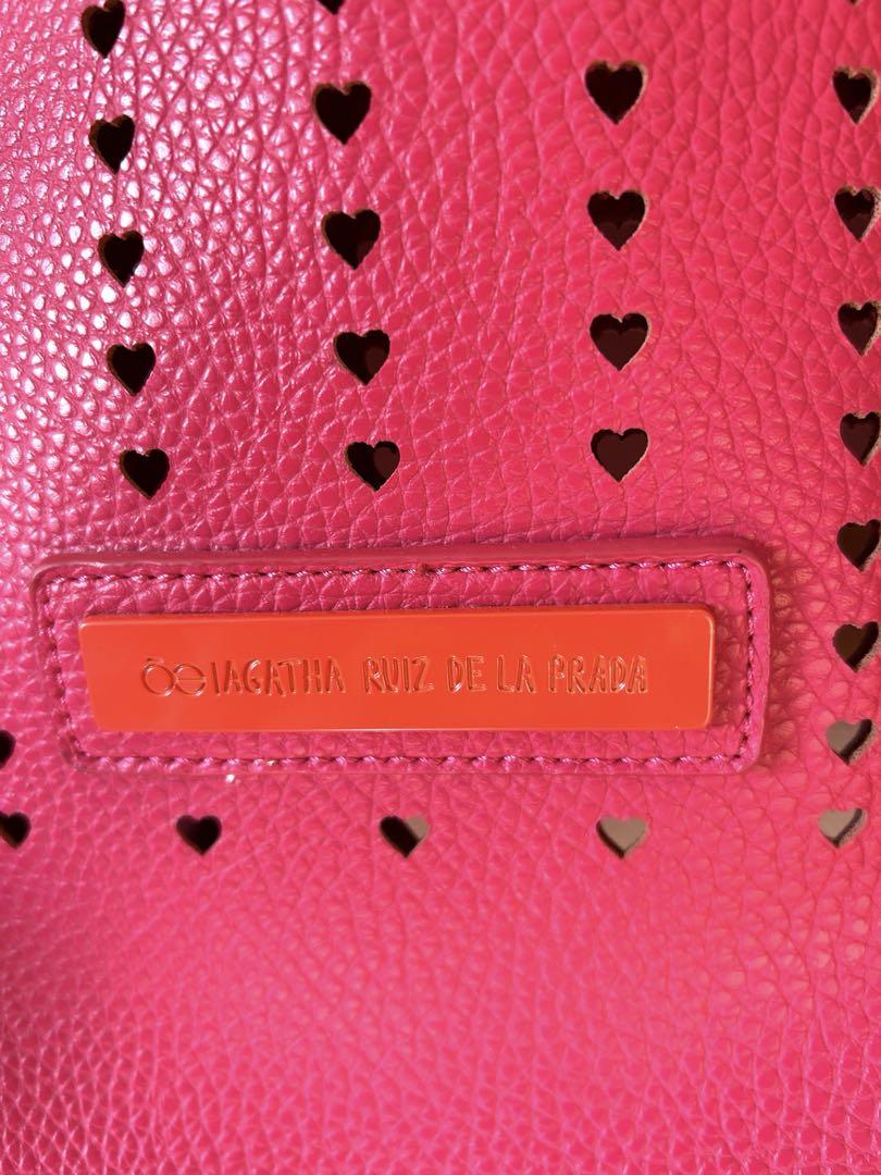 新品] AGATHA RUIZ DE LA PRADA ハート型抜きバッグ バッグ