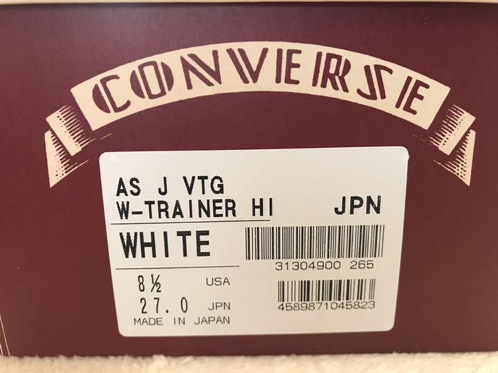 2022 CONVERSE ALL STAR WEIGHTTRAINERTime line 94AkP-m50967480889 正規店得価