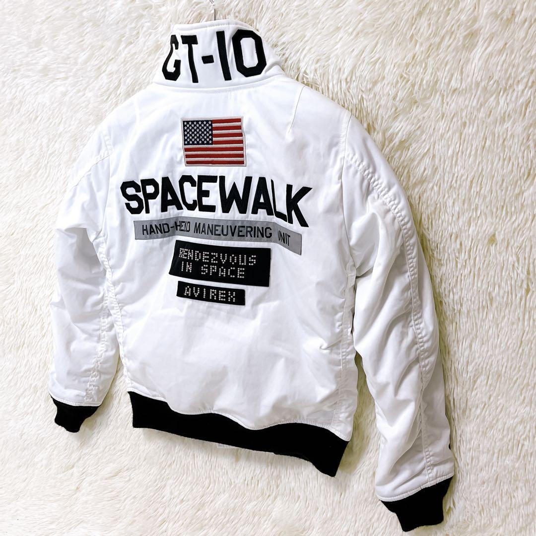 AVIREX アヴィレックス SPACEWALK MA-1 ジャケット S 美品
