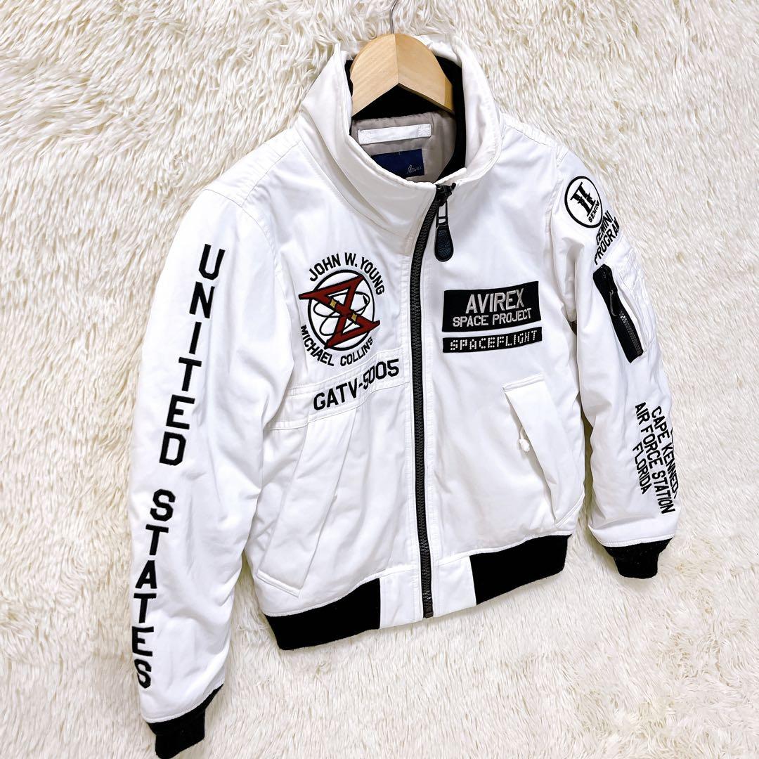 AVIREX アヴィレックス SPACEWALK MA-1 ジャケット S 美品