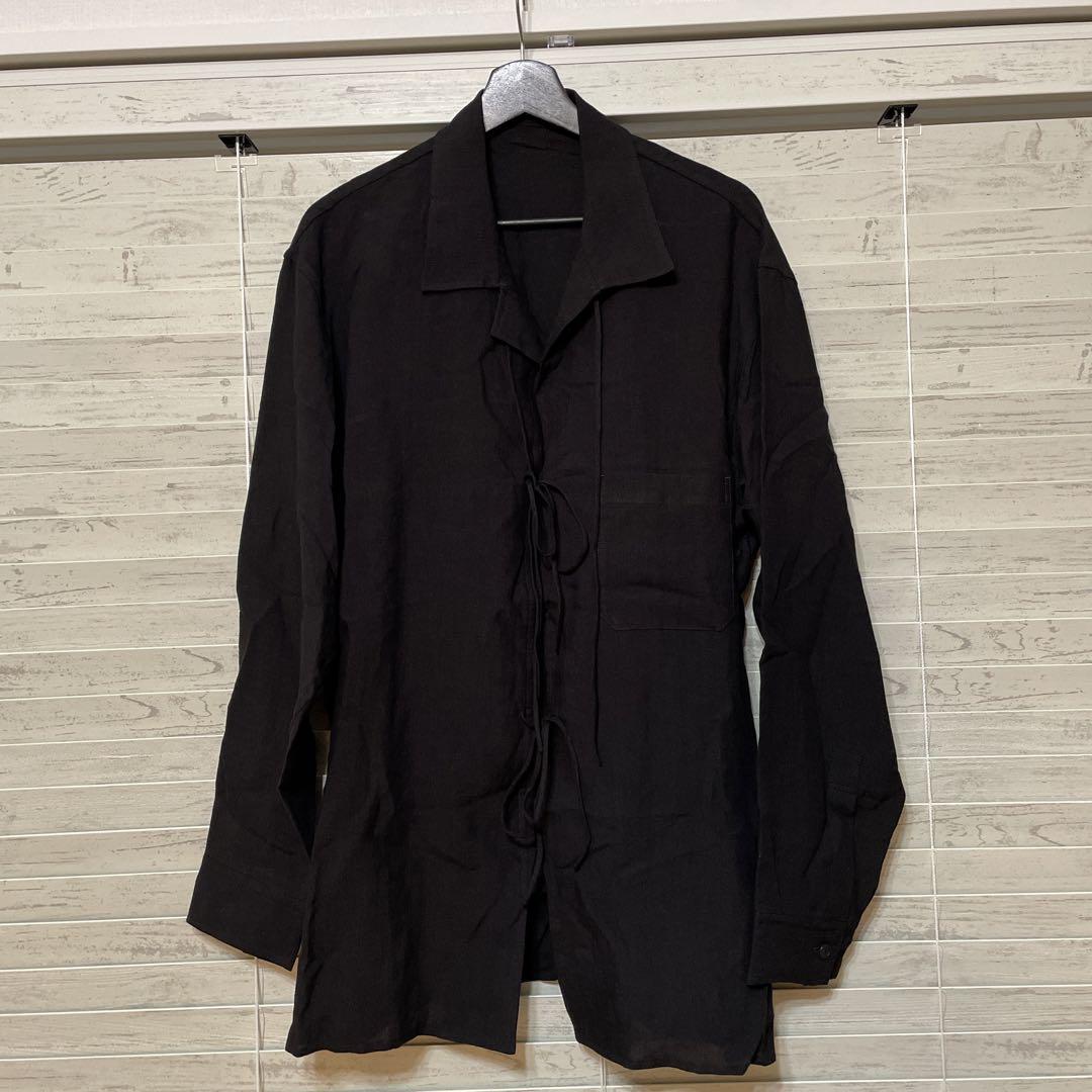 Yohji yamamoto POUR HOMME チャイナシャツ大幅には厳しいです