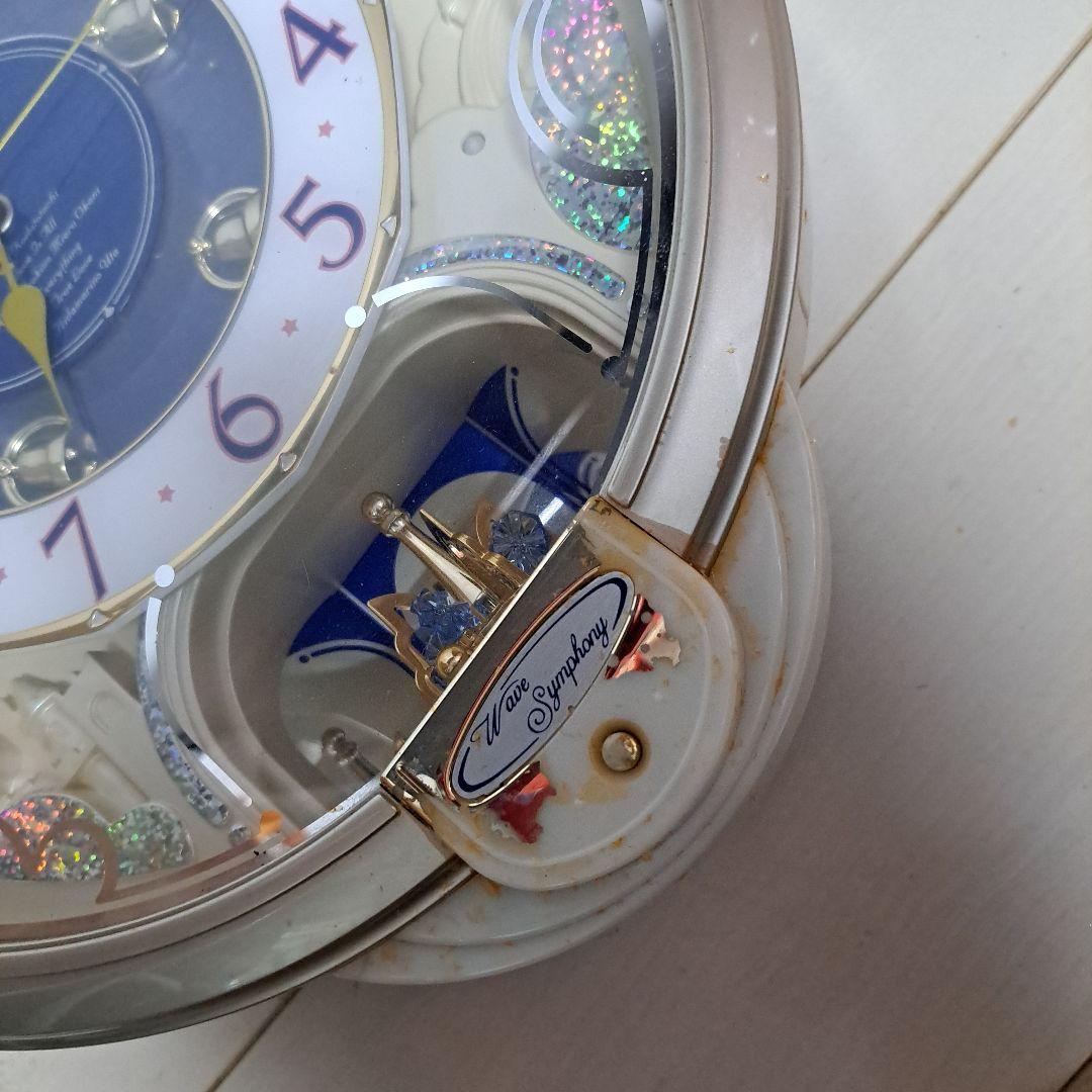ジャンク SEIKO 電波時計 ウェーブシンフォニー RE555S からくり