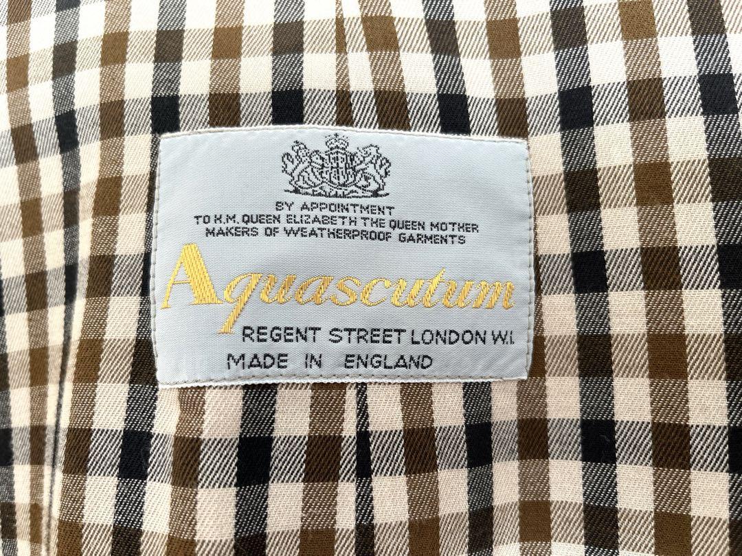 Aquascutum アクアスキュータム　バルカマーンコート　70’s-80’s