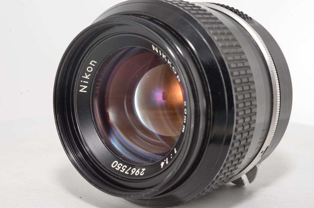 在庫日本製 ニコン Nikkor-S Auto 50mm f1.4 non Ai 2134 3QMVt-m50971010695 セール得価