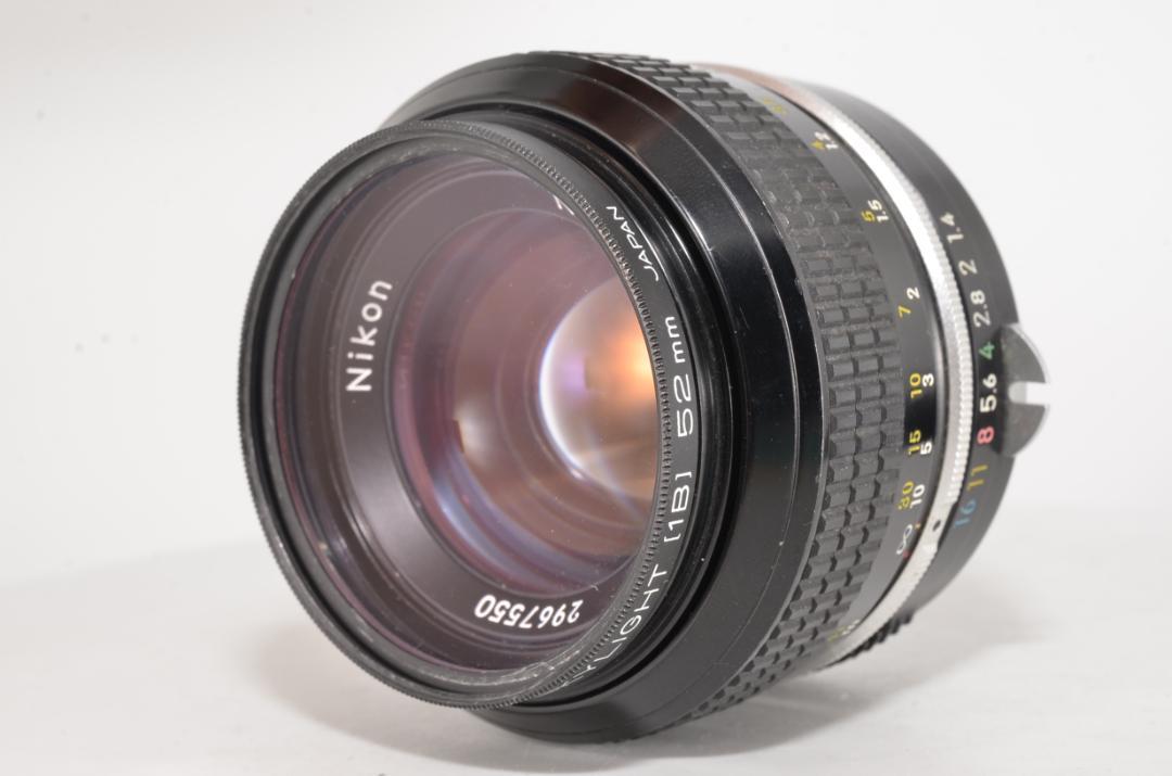 在庫日本製 ニコン Nikkor-S Auto 50mm f1.4 non Ai 2134 3QMVt-m50971010695 セール得価