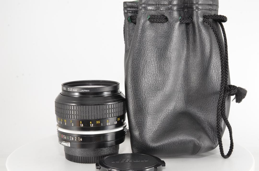 在庫日本製 ニコン Nikkor-S Auto 50mm f1.4 non Ai 2134 3QMVt-m50971010695 セール得価