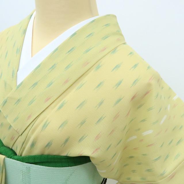 Y2951◆美品 洗える夏着物 絽 小紋 着物