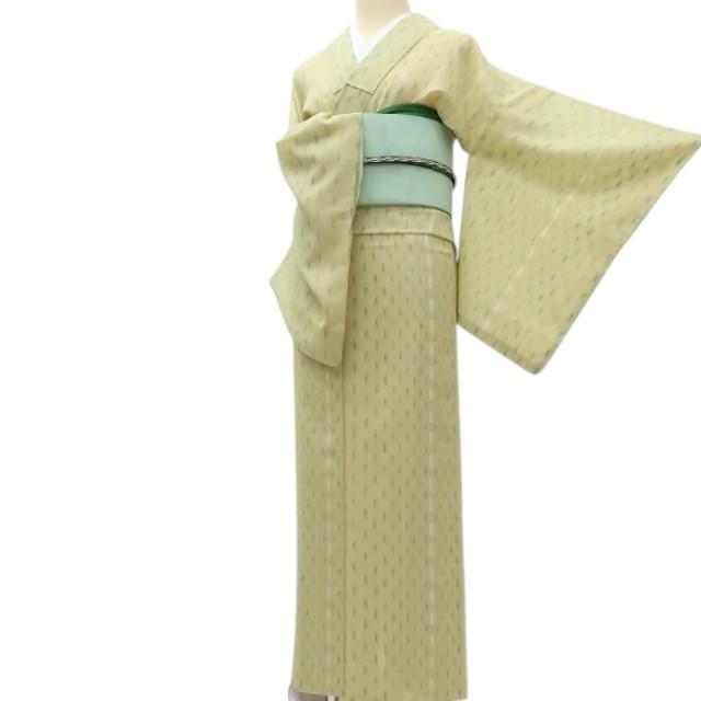 Y2951◆美品 洗える夏着物 絽 小紋 着物