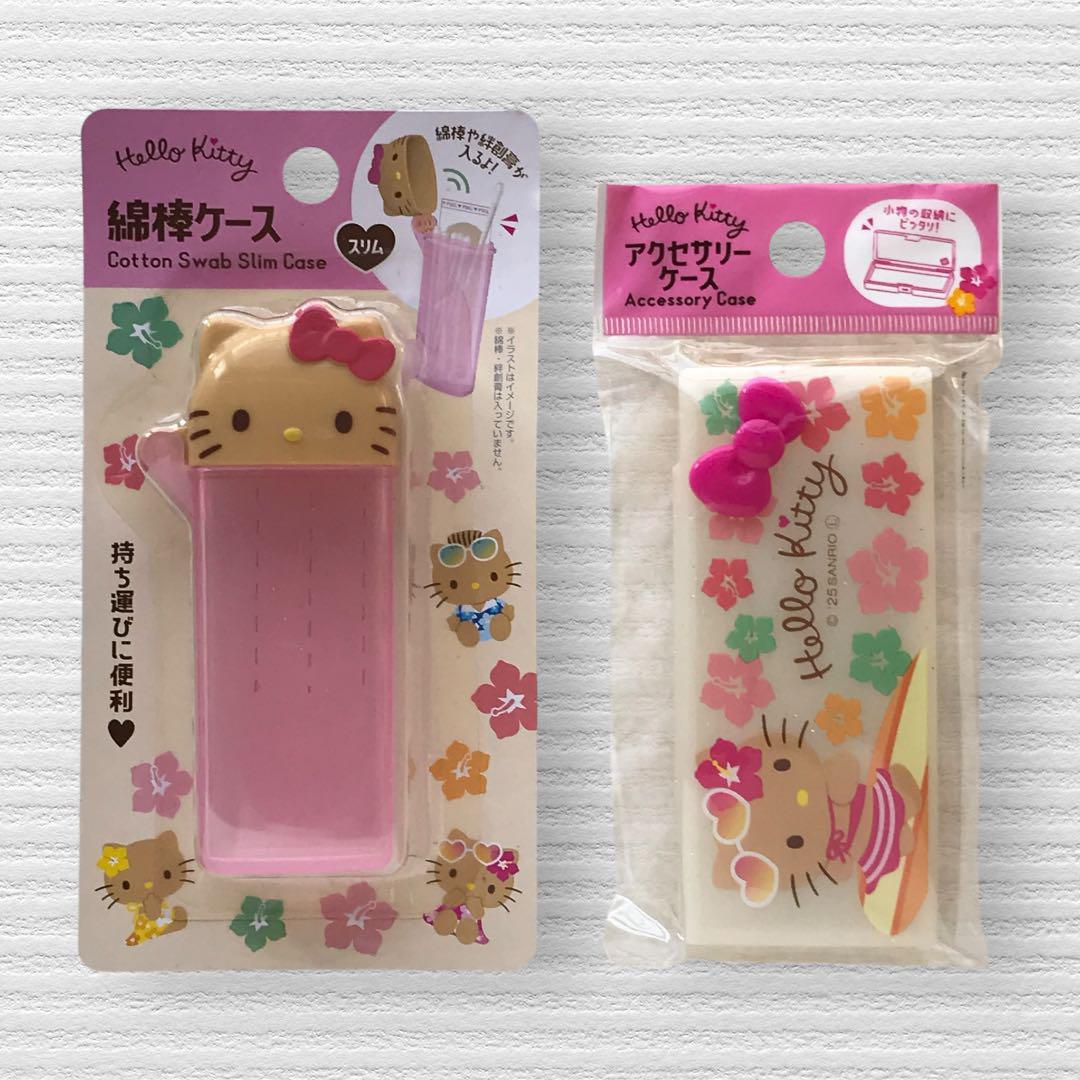激レア　2011　ハローキティ　ローズ　コットン綿棒　アクセサリーケース　日本製 激レア 2011 ハローキティ ローズ コットン綿棒 アクセサリー