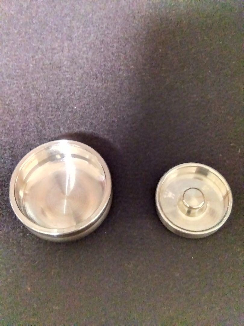 錫彦　浅田錫噐　茶壺 茶筒