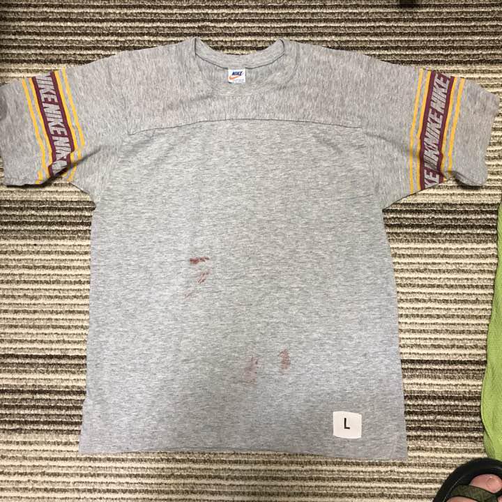 NIKE ナイキ フットボール ティーシャツ ゴツナイキ Lサイズ 風車 トップス
