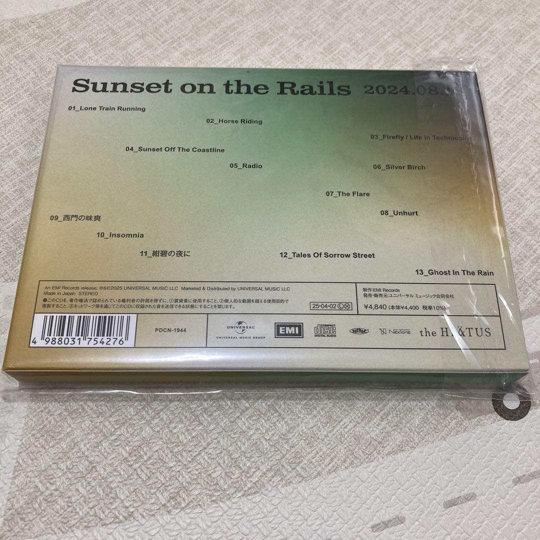 邦楽 the HIATUS Sunset on the Rails CD