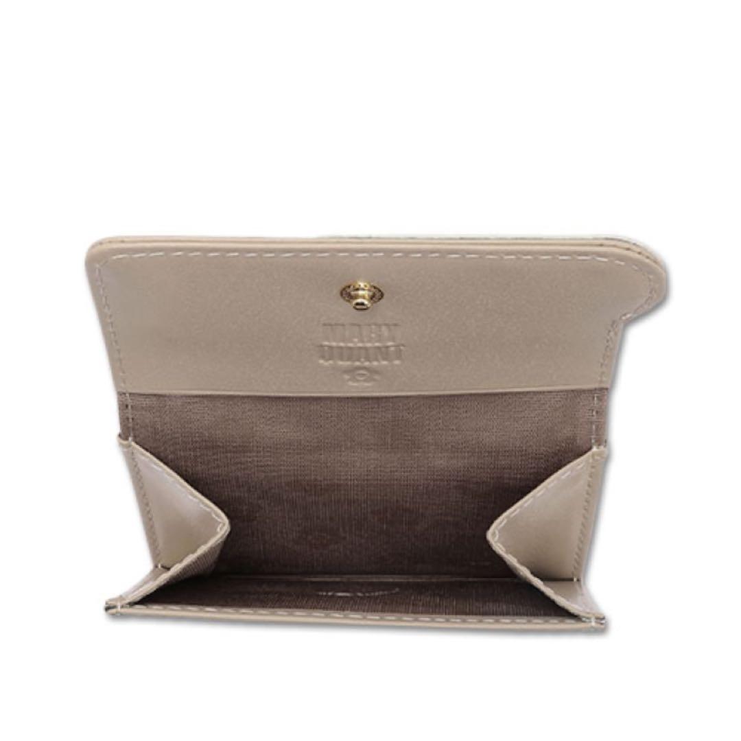 保管品 マリークワント　ハートインサイド ミニウォレット(ベージュ) MARY QUANT ONLINE SHOP｜マリークヮントオンラインショップ