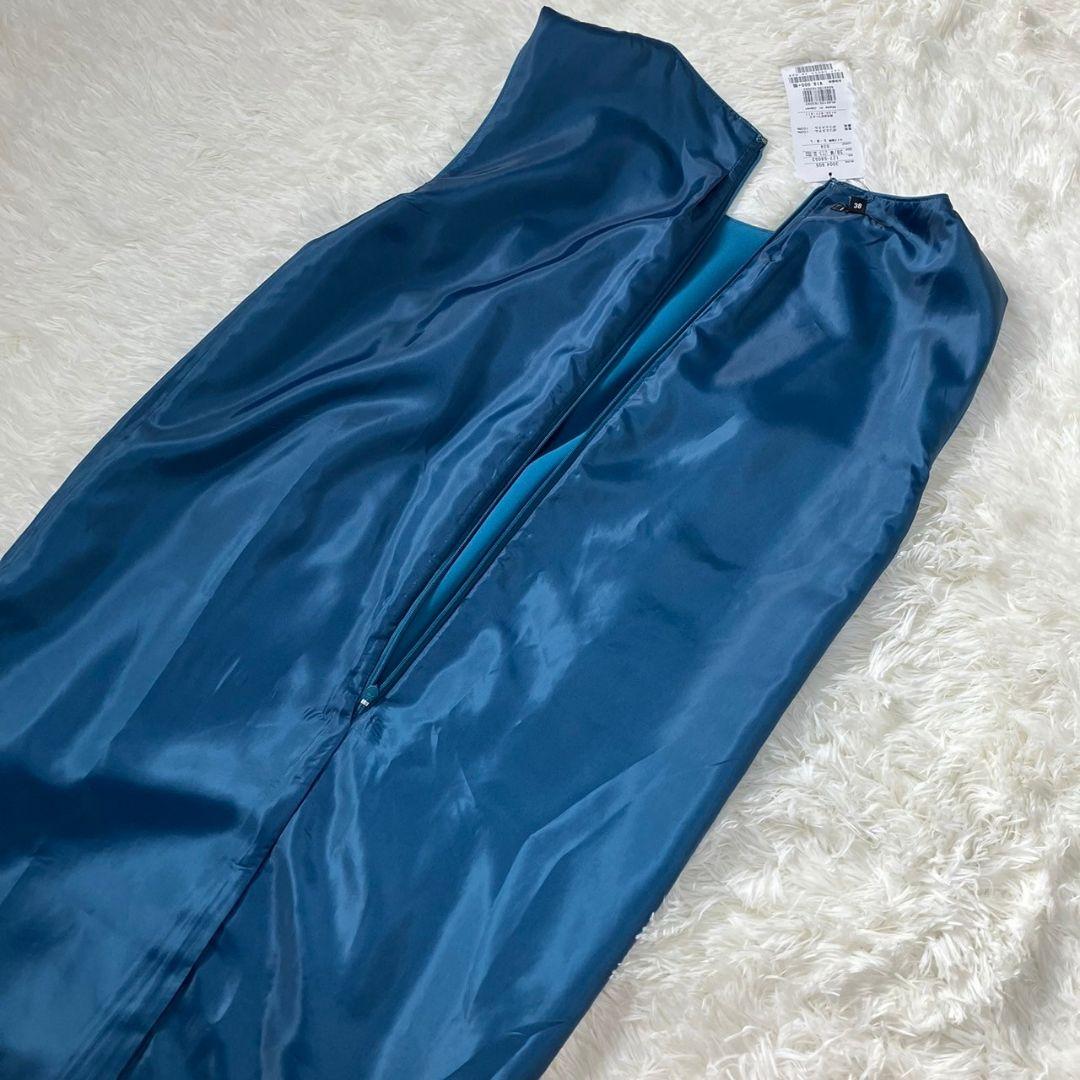 【新品タグ付き】INDIVI インディヴィ ゆったりノースリーブワンピース
