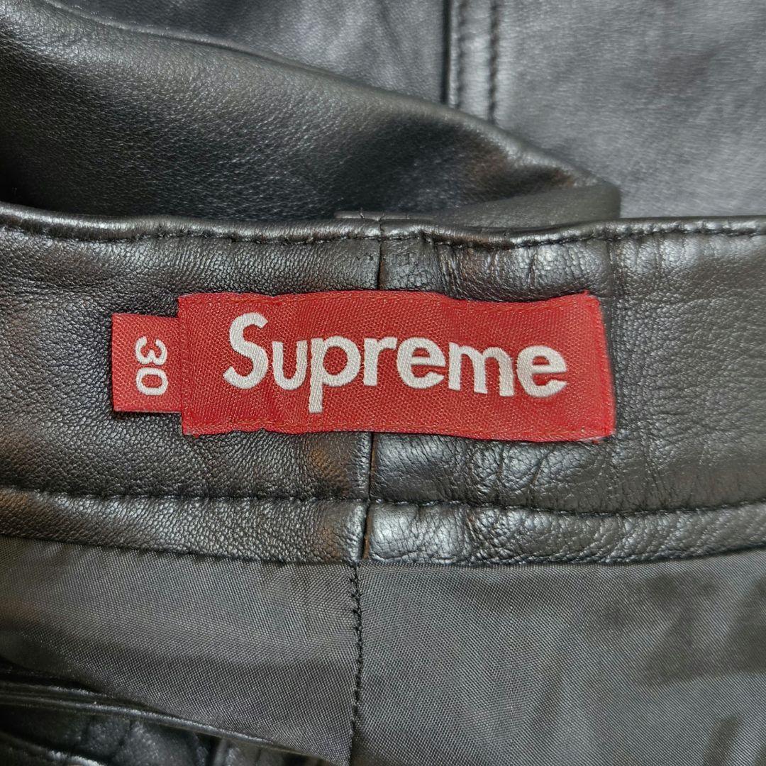 Supreme 24SS Baggy Leather Short ハーフパンツ