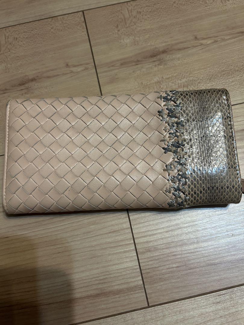 Bottega Veneta 長財布 コインケース　編み込み　ボッテガヴェネタ