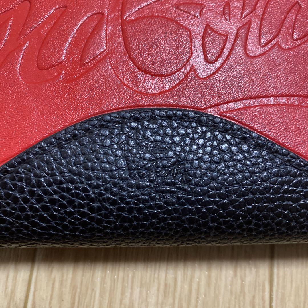Louboutin 赤黒 長財布