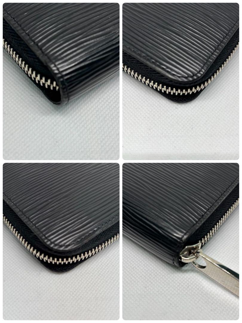 【超美品】ルイヴィトン エピ ジッピーウォレット ノワールM61857