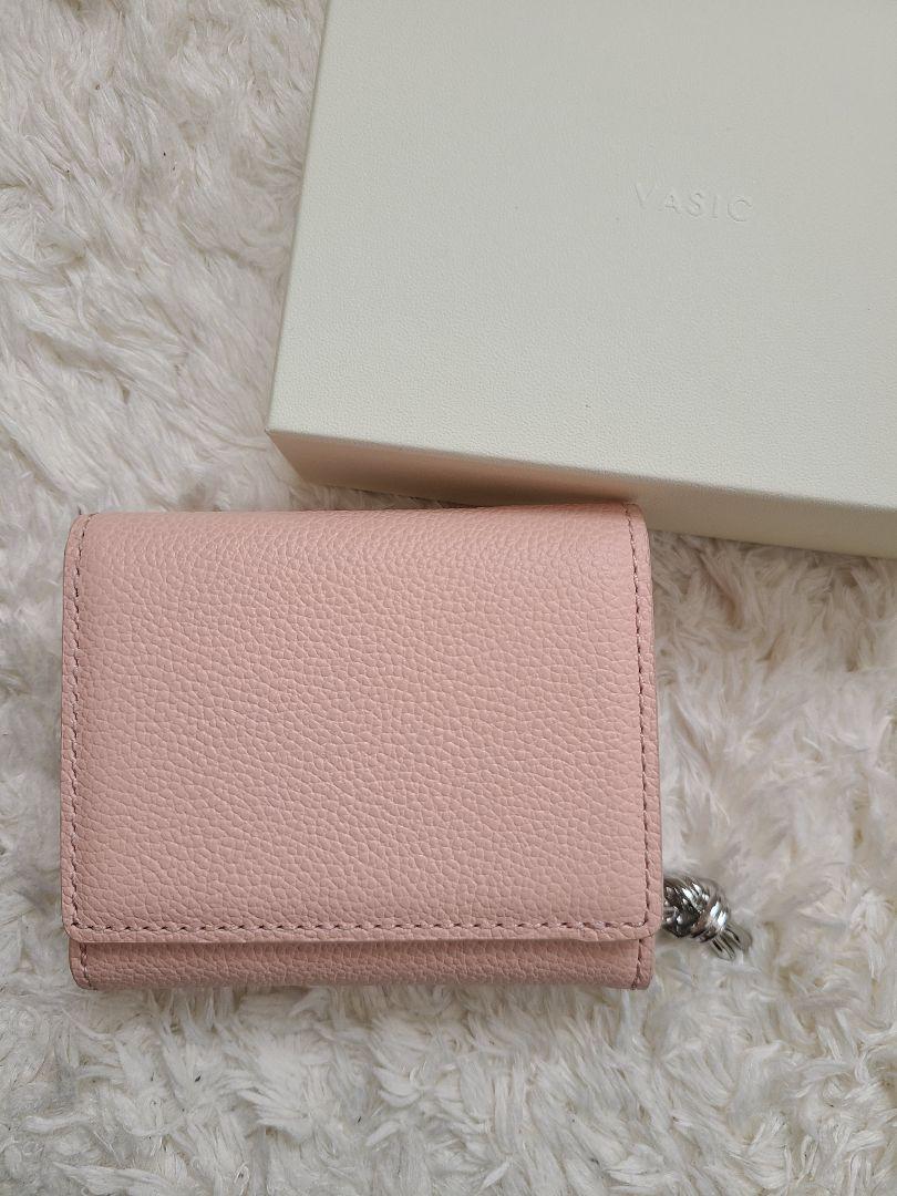 極美品✨VASIC ROUND MINI MINI ウォレット ピンク 財布