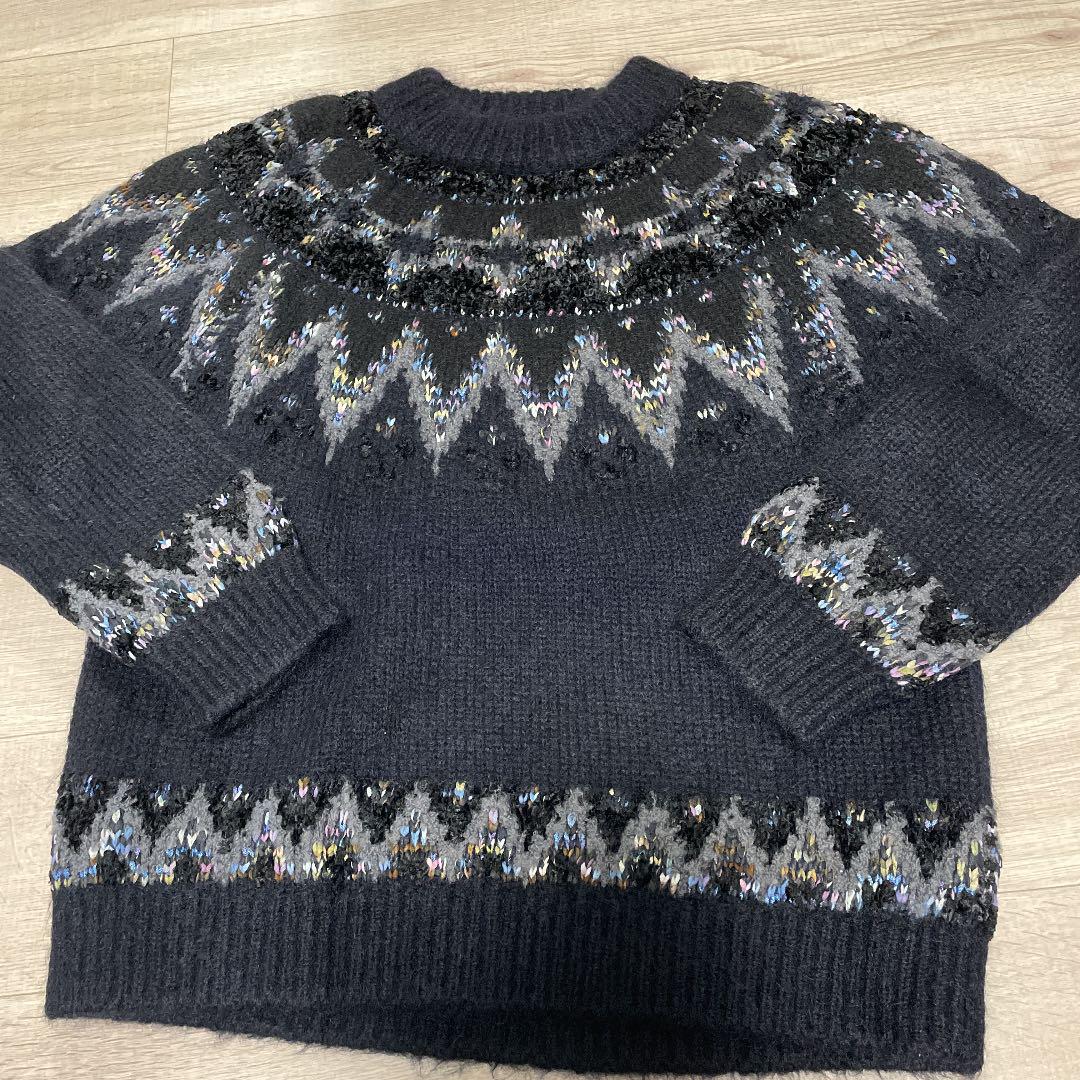 【未使用品】coohem モヘアノルディックセーター