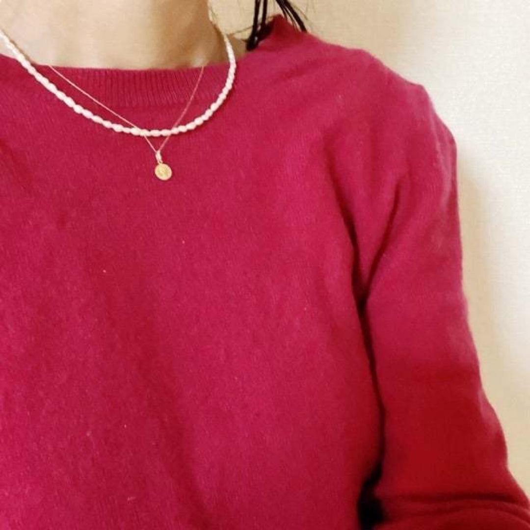 nanako♡ ☆K18 コイントップ　Mサイズ　10ミリ
