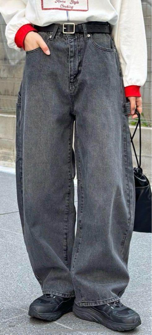 USAコットンカーブペインターデニムパンツ