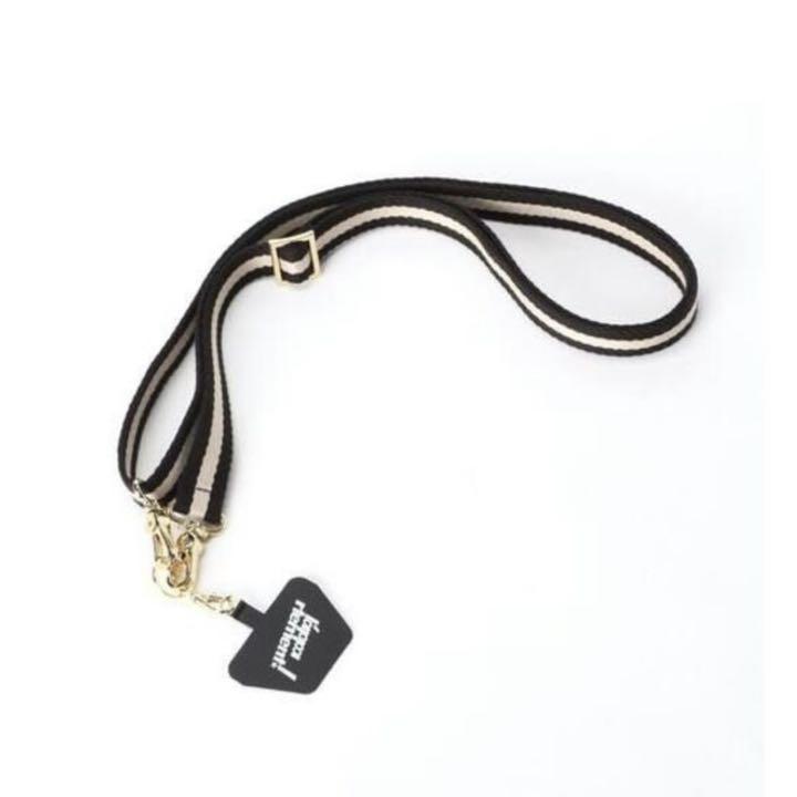 最新品安い L'Appartement Phone Strap Holder ブラック WT3fC-m50995388005 正規品新作