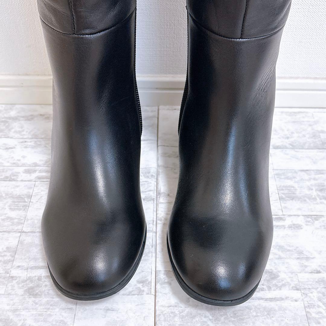 美品✨CAMPER ケイティ ロングブーツ サイドジップ 23.5cm ブラック 美品✨CAMPER ケイティ ロングブーツ サイドジップ 23.5cm ブラック