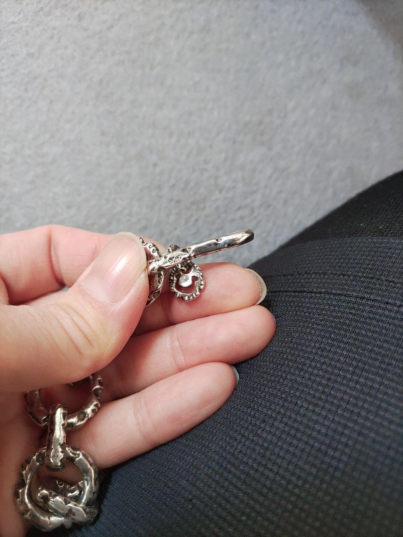 ※長さ22センチ※メンズ「シルバーチェーンブレスレット