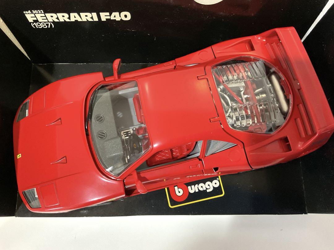 ブラゴ　フェラーリF40 1/18  BURAGO FERRARI F40ロッソ