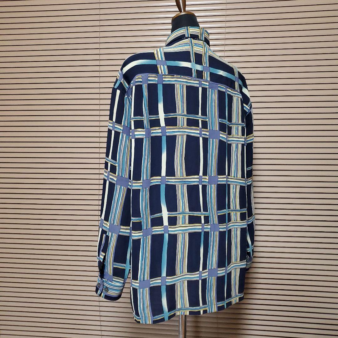 90s BALENCIAGA SPORTS 3Dペンキアート風シャツ　美品