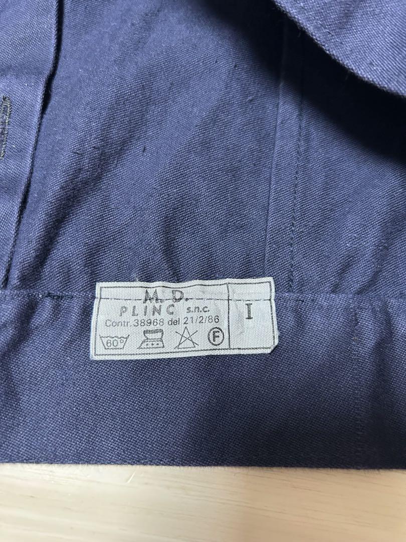 80s イタリア軍 ワークジャケット ネイビーPLINC生産
