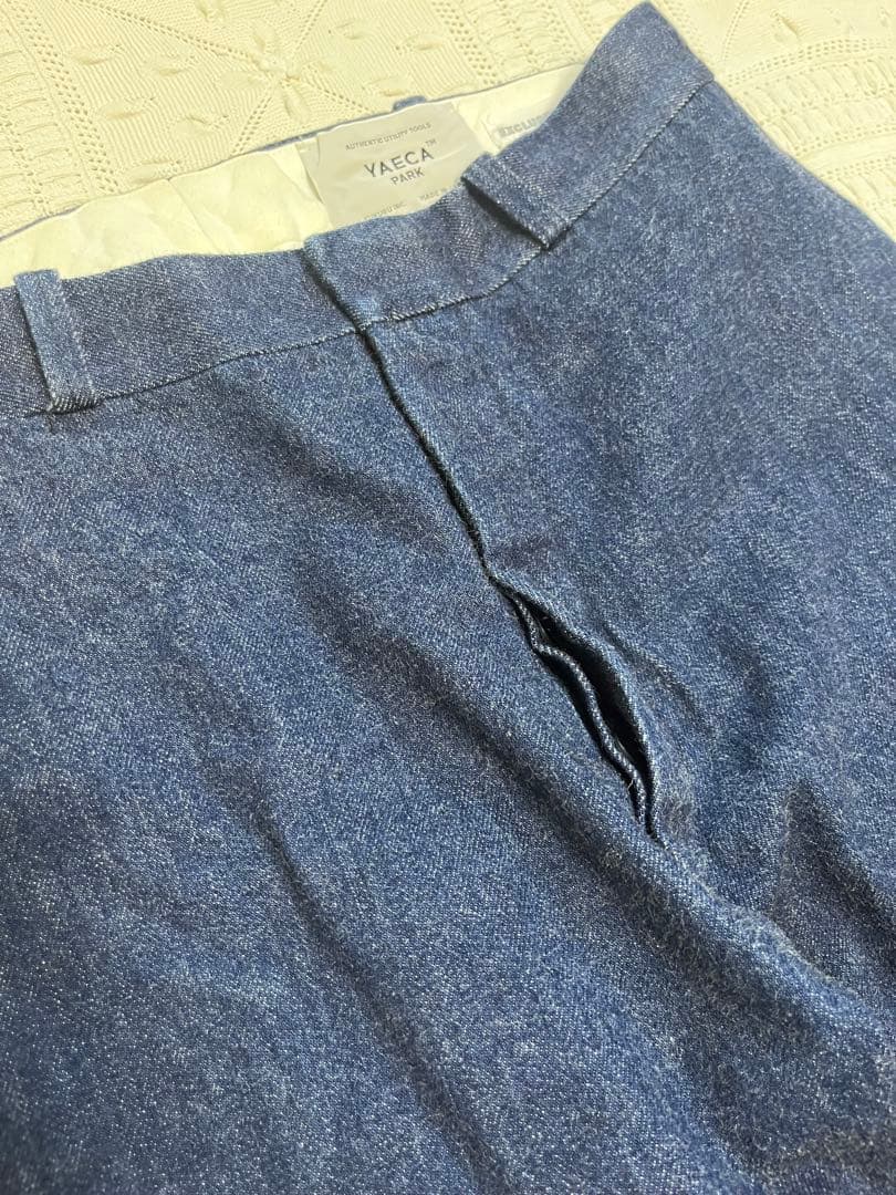 YAECA ワイドテーパードデニム 120901 サイズ32